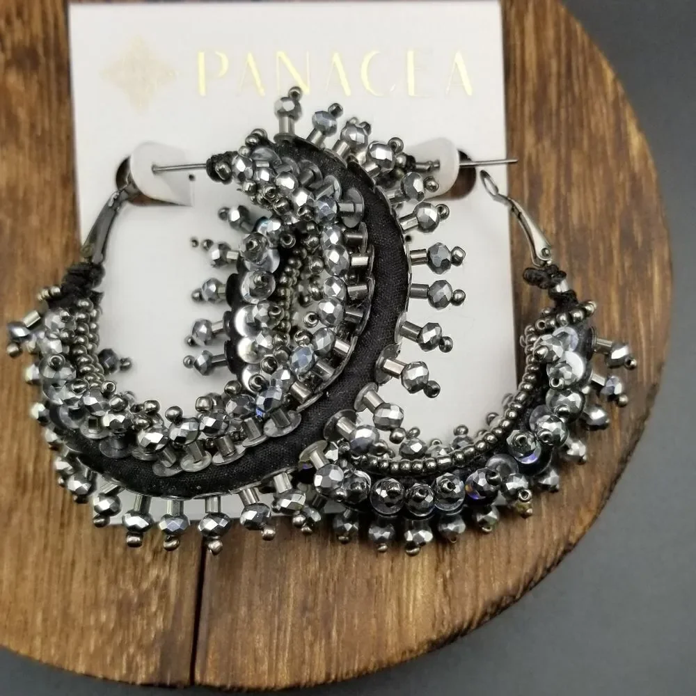 Panacea midnight mayhem earrings nwt E0376